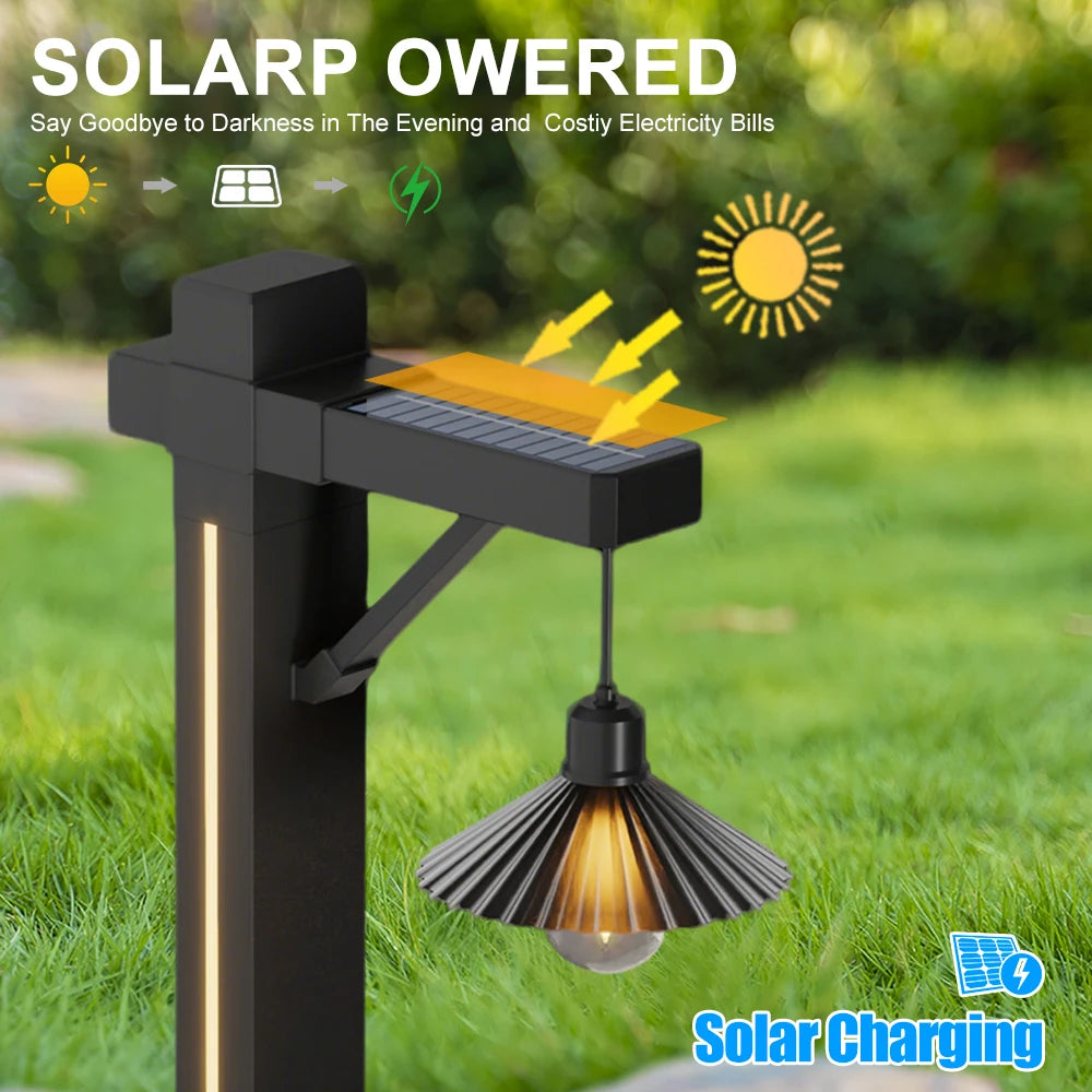 Outdoor Solar Lamp Post Light