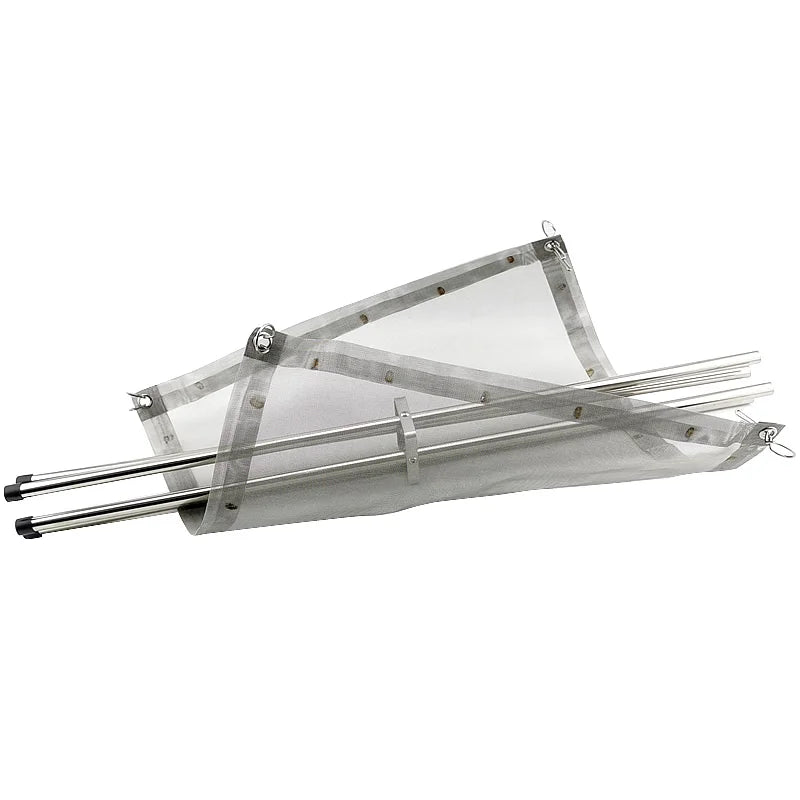 Lighten up Fire Pit Burning Rack Camping Stainless Steel Mesh Fireplace Foldable Stove BBQ Grill Patio With Replace Grilled Net
