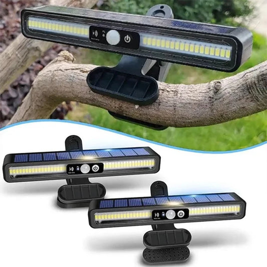 Clip On Solar Motion Lights Outdoor Waterproof,Solar Fence Lights Outside with 36 LEDs, Portable Solar Powered Security Light