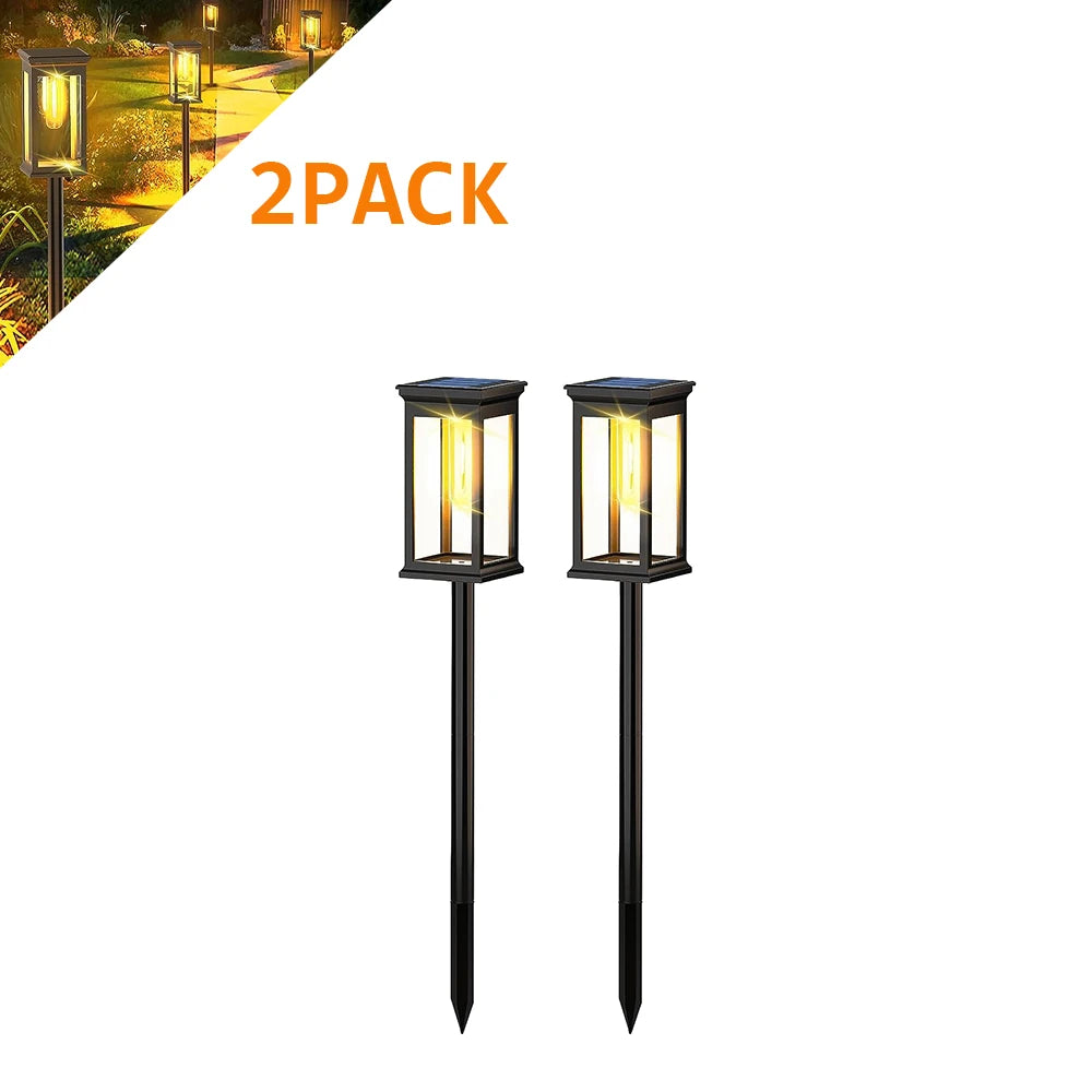Bright Solar Path Lights 1/2/4 Solar Lights Outdoor Waterproof Automatic on/off for Garden Lanes Landscape Paths Terraces