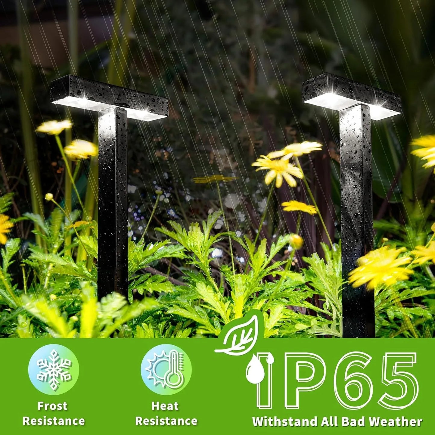 1/4/8 PCS Solar Lawn Light Solar LED Garden Lights Outdoor Lighting Waterproof Lawn Path Spotlight for Courtyard Pathway Decor
