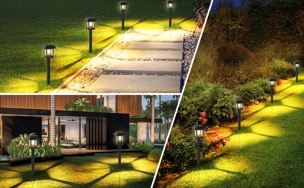 Outdoor solar lawn light, waterproof landscape garden light