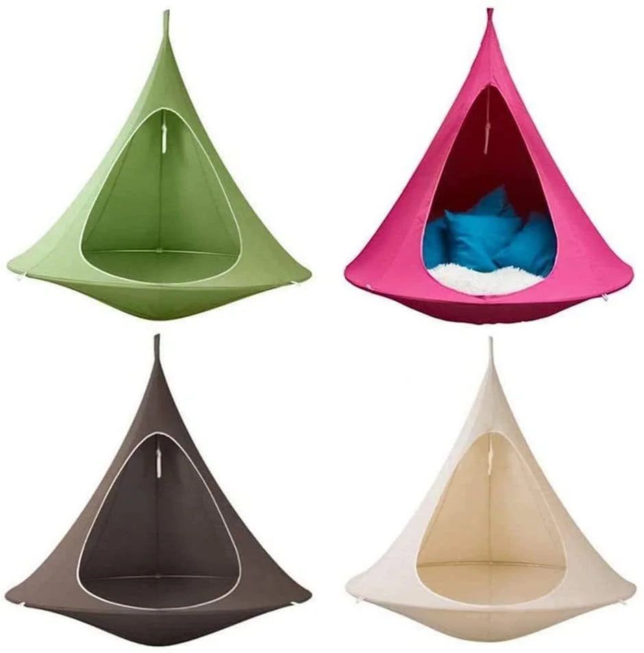 Hammock Outdoor Camping Travel Hammock Waterproof Hanging Hammock Sofa Hanging Swing Garden Hanging Tent Terrace Decoration