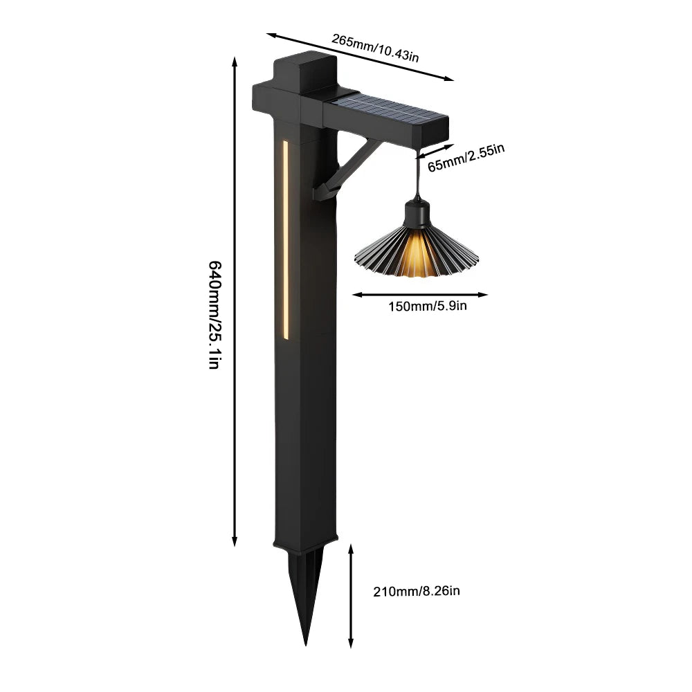 Outdoor Solar Lamp Post Light