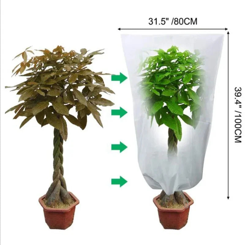 Plant Cover Winter Warm Tree Shrub Protecting Bag Frost Protection For Yard Garden Small Against Cold