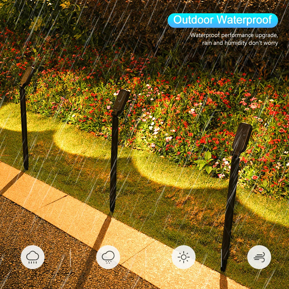Solar Powered Outdoor Garden Pathway Lights