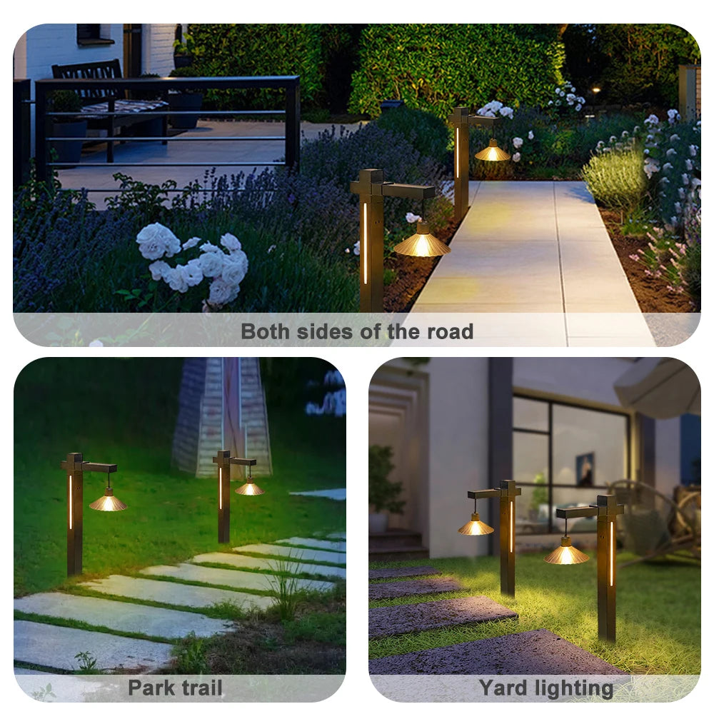 Outdoor Solar Lamp Post Light
