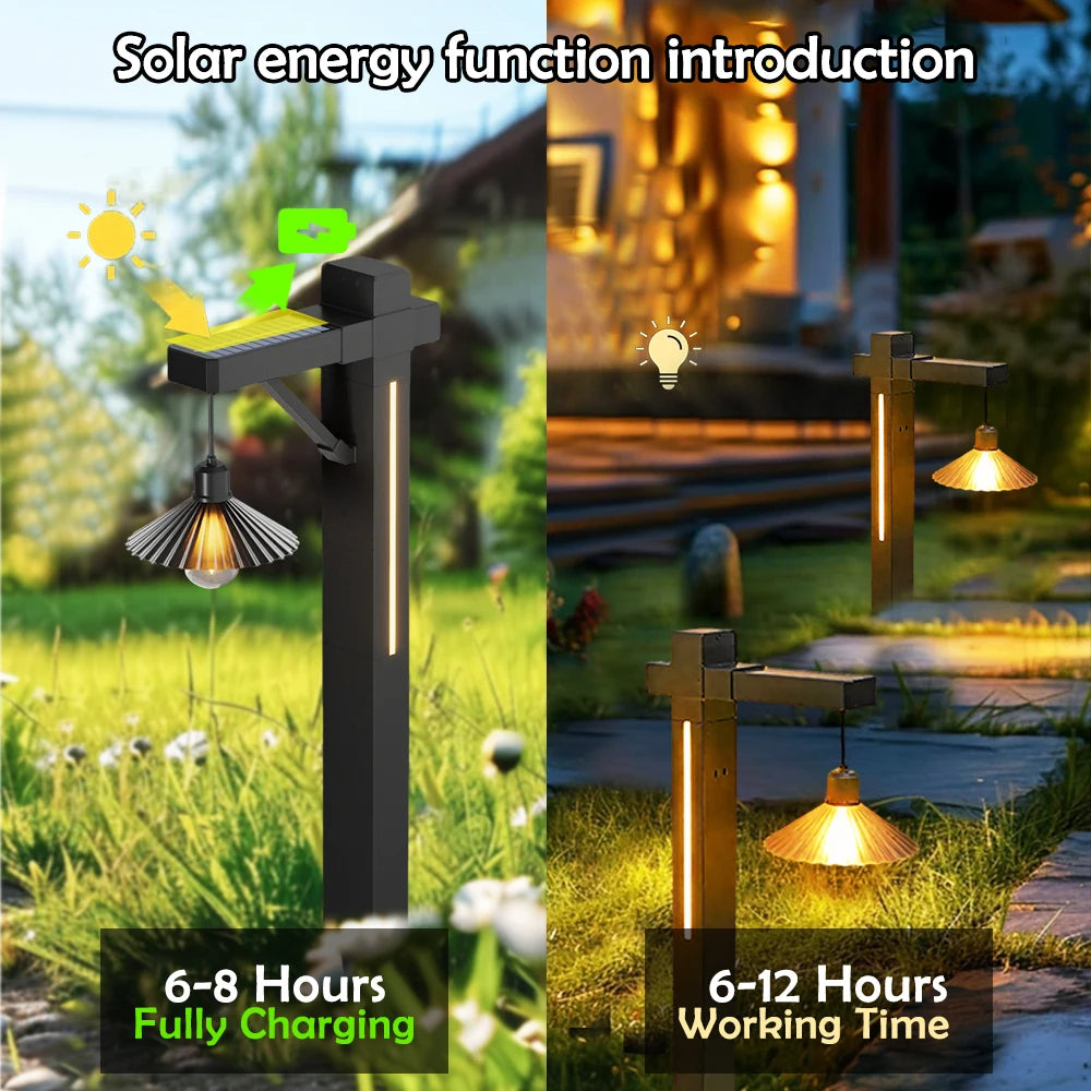 Outdoor Solar Lamp Post Light