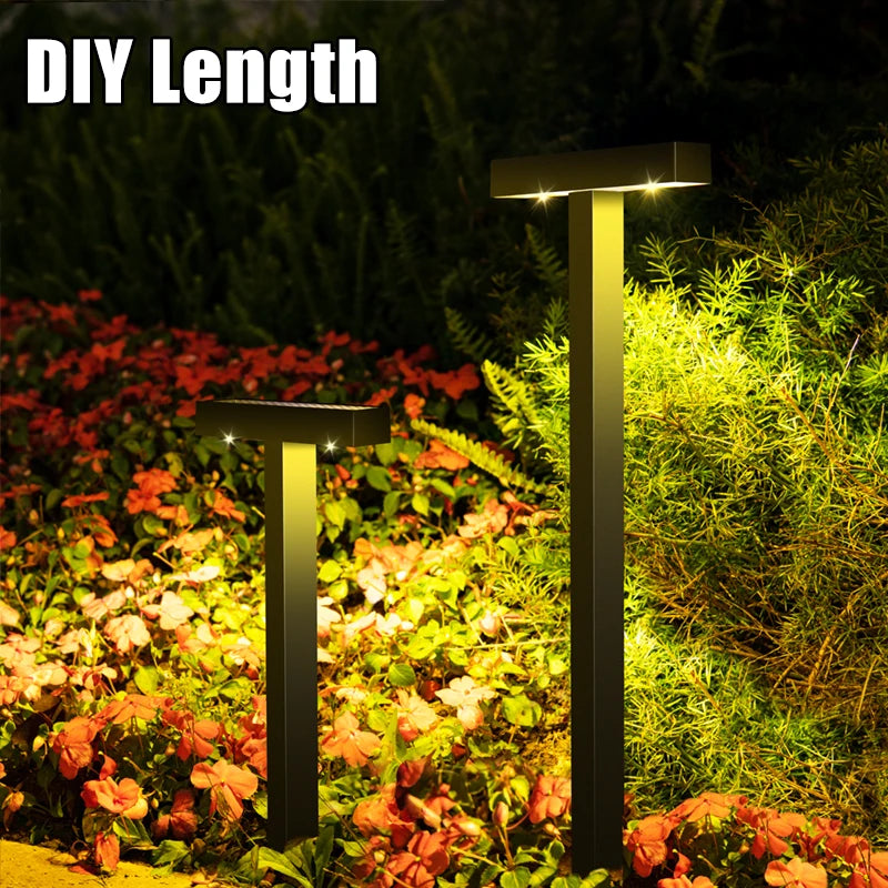 1/4/8 PCS Solar Lawn Light Solar LED Garden Lights Outdoor Lighting Waterproof Lawn Path Spotlight for Courtyard Pathway Decor