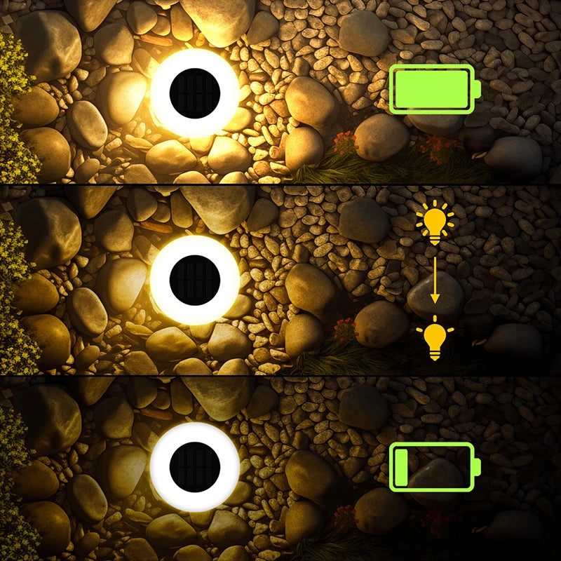 4PCS Solar Lights, Landscape Buried Light, Garden Super Bright Lawn Lamp, Outdoor Waterproof Lighting, for Yard, Terrace, Villa