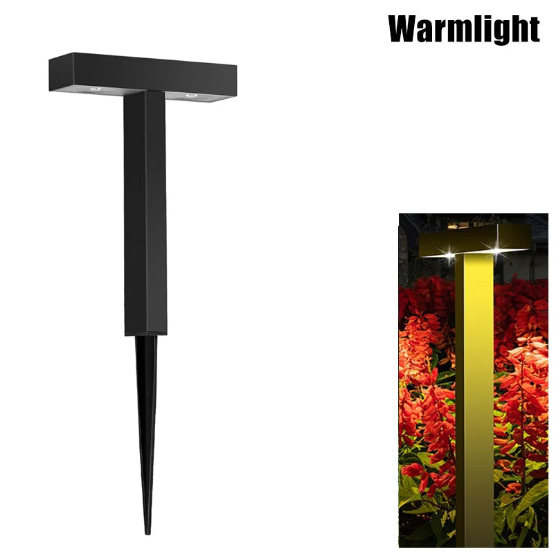 1/4/8 PCS Solar Lawn Light Solar LED Garden Lights Outdoor Lighting Waterproof Lawn Path Spotlight for Courtyard Pathway Decor