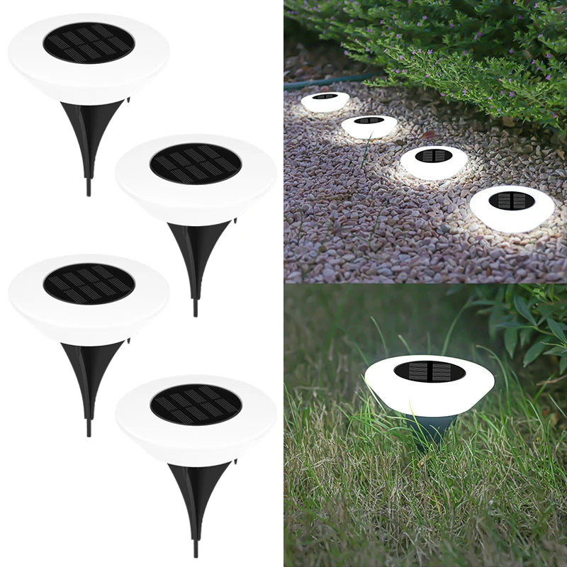 4PCS Solar Lights, Landscape Buried Light, Garden Super Bright Lawn Lamp, Outdoor Waterproof Lighting, for Yard, Terrace, Villa