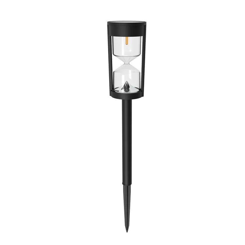 4 Pcs Solar Hourglass Lawn Lamp IP65 Waterproof Garden Light Flashing LED Landscape Light for Outdoor Garden Landscape Patio