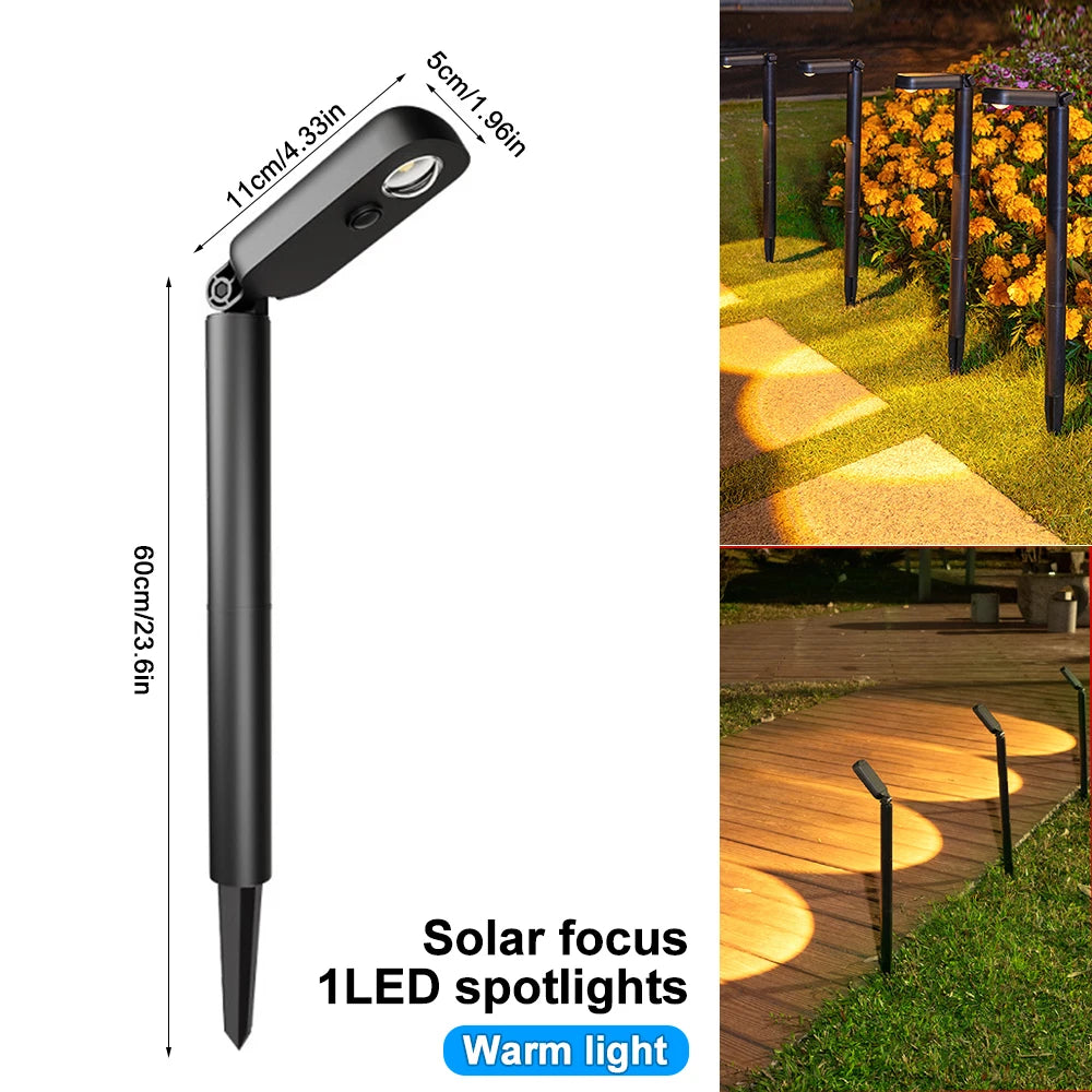 Solar Powered Outdoor Garden Pathway Lights