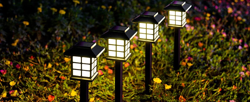 2/4/6/8/12Pcs Solar LED Pathway Lights Outdoor Waterproof Walkway Garden Decor Street Lamp for Landscape Yard Patio Driveway