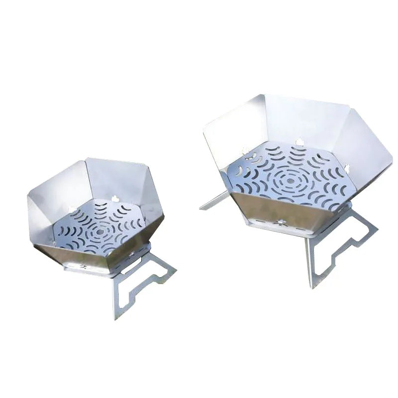 SmiloDon Camping Brazier Folding Bonfire Stove