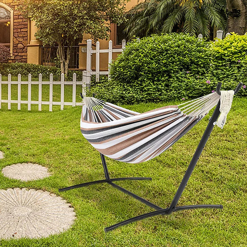 Anti-side-turn Canvas Camping Detachable Outdoor Hammock Stand Portable Camping Hammock Rede Camping Lits De Camping Home