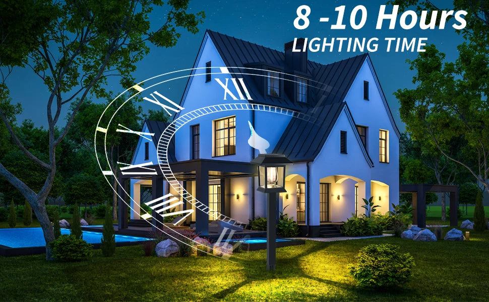 Outdoor solar lawn light, waterproof landscape garden light