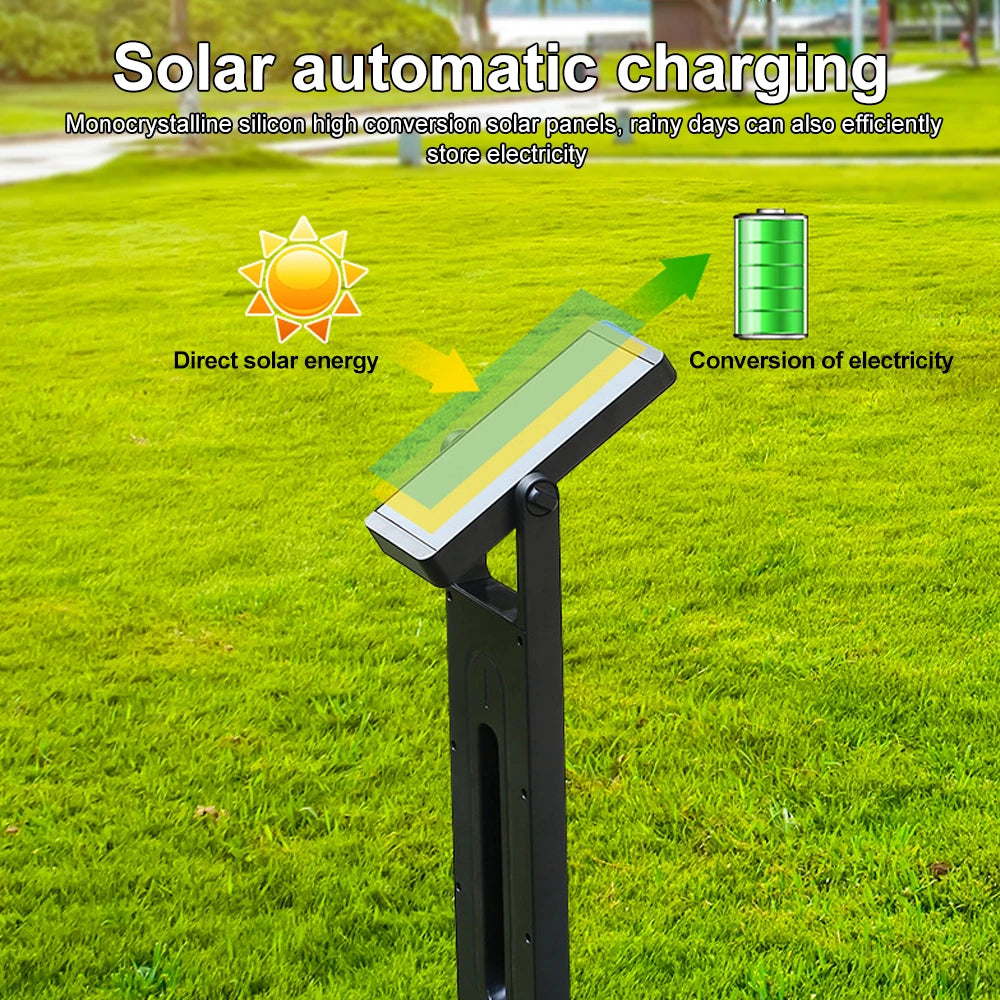 Super Bright Solar Powered Pathway Lights Outdoor Waterproof Lands Modes Driveway Sidewalk Walkway Garden Decor