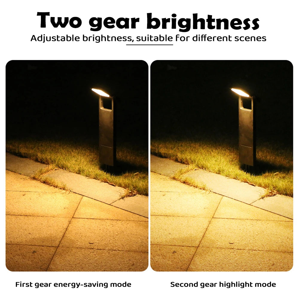 Super Bright Solar Powered Pathway Lights Outdoor Waterproof Lands Modes Driveway Sidewalk Walkway Garden Decor