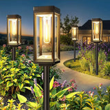 Bright Solar Path Lights 1/2/4 Solar Lights Outdoor Waterproof Automatic on/off for Garden Lanes Landscape Paths Terraces
