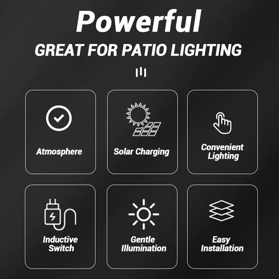 Outdoor Solar Wall Light Human Body Sensor Tungsten Solar Lamp Base Charging Atmosphere Light Courtyard Garden Villa Wall Light