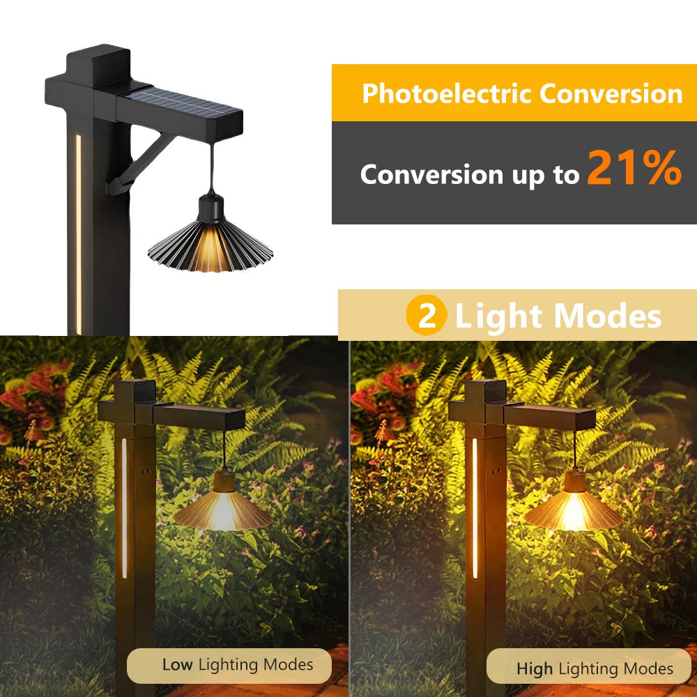 Outdoor Solar Lamp Post Light