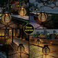 Hanging Solar Lanterns Retro Hollow Lights