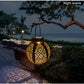 Hanging Solar Lanterns Retro Hollow Lights