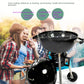 K-star Household Outdoor BBQ Stove Portable Barbecue Grill 18.5 Inch Apple Stove Charcoal Grilled Barbecue Stove Push-Pull 2024