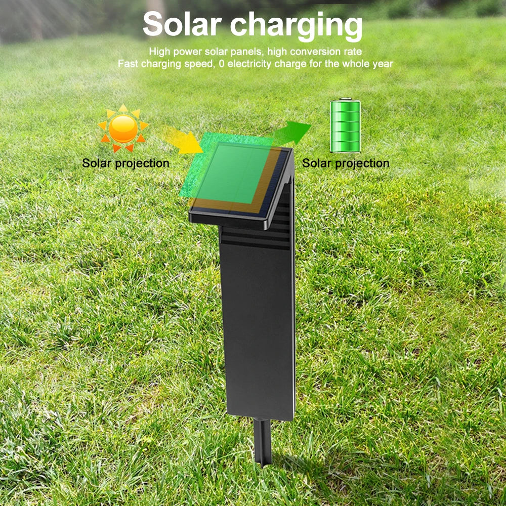 Super Bright Solar Powered Pathway Lights Outdoor Waterproof Lands Modes Driveway Sidewalk Walkway Garden Decor