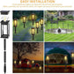 Solar LED Walkway Lights Outdoor Waterproof Durable Tungsten Warm Light Garden Patio Driveway Sidewalk Splice Decorative Lights