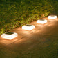 30LED Solar Outdoor Light, LED Fence Deck Column Cap Lamp Landscape Lighting for Camping Patio Posts Flat Surface Garden Decor