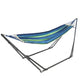 2-in-1 Hammock Hanging Chair fold Camping Thicken Swinging Chair Outdoor Hanging Bed Canvas Rocking Chair with Hammock Stand