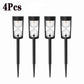 4 Pcs Solar Hourglass Lawn Lamp IP65 Waterproof Garden Light Flashing LED Landscape Light for Outdoor Garden Landscape Patio