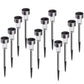 Outdoor Solar Lights Garden Lights Solar Powered Lamp Lantern Waterproof Landscape Lighting Pathway Yard Lawn Garden Decoration