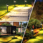 Outdoor solar lawn light, waterproof landscape garden light