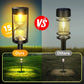 4 Pcs Solar Hourglass Lawn Lamp IP65 Waterproof Garden Light Flashing LED Landscape Light for Outdoor Garden Landscape Patio