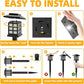2/4/6/8/12Pcs Solar LED Pathway Lights Outdoor Waterproof Walkway Garden Decor Street Lamp for Landscape Yard Patio Driveway