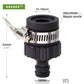 1/2'' 3/4'' 1'' Garden Water Connectors Tap Coupling Quick Adapter Hose Tubing Irrigation Joints Car Washing Fittings Faucet