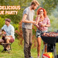 BBQ table Charcoal Grill Portable BBQ Grill Kettle 22.5 inch, Outdoor Grills & Smokers for Patio Backyard Barbecue camping oven