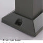 Outdoor LP65 waterproof lawn light LED 10W aluminum acrylic light, park square garden courtyard landscape light AC85-265V
