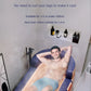 Adult Portable Bathtub Folding Bath tub Bucket Body Sauna Shower Steam Inflatable Whirlpool Bathtub Simple Bathroom Supplies