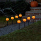 2024 Solar Lights Outdoor Waterproof Holiday Garden Pumpkin Lamp LED Lights Halloween Decorations Lawn Ground Plug Light 665