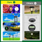 Solar LED Walkway Lights Outdoor Waterproof Durable Tungsten Warm Light Garden Patio Driveway Sidewalk Splice Decorative Lights