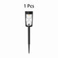 4 Pcs Solar Hourglass Lawn Lamp IP65 Waterproof Garden Light Flashing LED Landscape Light for Outdoor Garden Landscape Patio