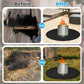 39in Fire Pit Mat for Ranger 3-Layer Fireproof Round Under Grill Mat