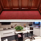 Striped Polyester PVC Doormat, Water-Resistant, Non-Slip, Stain-Resistant, Machine-Made, Outdoor Entrance Mat Easy Clean Durable