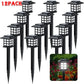 2/4/6/8/12Pcs Solar LED Pathway Lights Outdoor Waterproof Walkway Garden Decor Street Lamp for Landscape Yard Patio Driveway