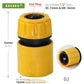 1/2'' 3/4'' 1'' Garden Water Connectors Tap Coupling Quick Adapter Hose Tubing Irrigation Joints Car Washing Fittings Faucet
